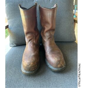 Men’s Steel Toe Red Wing Pecos Boots Size 11